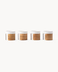 Tazas de espresso (set de 4) con banda de madera 100 ml