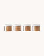 Tazas de espresso (set de 4) con banda de madera 100 ml