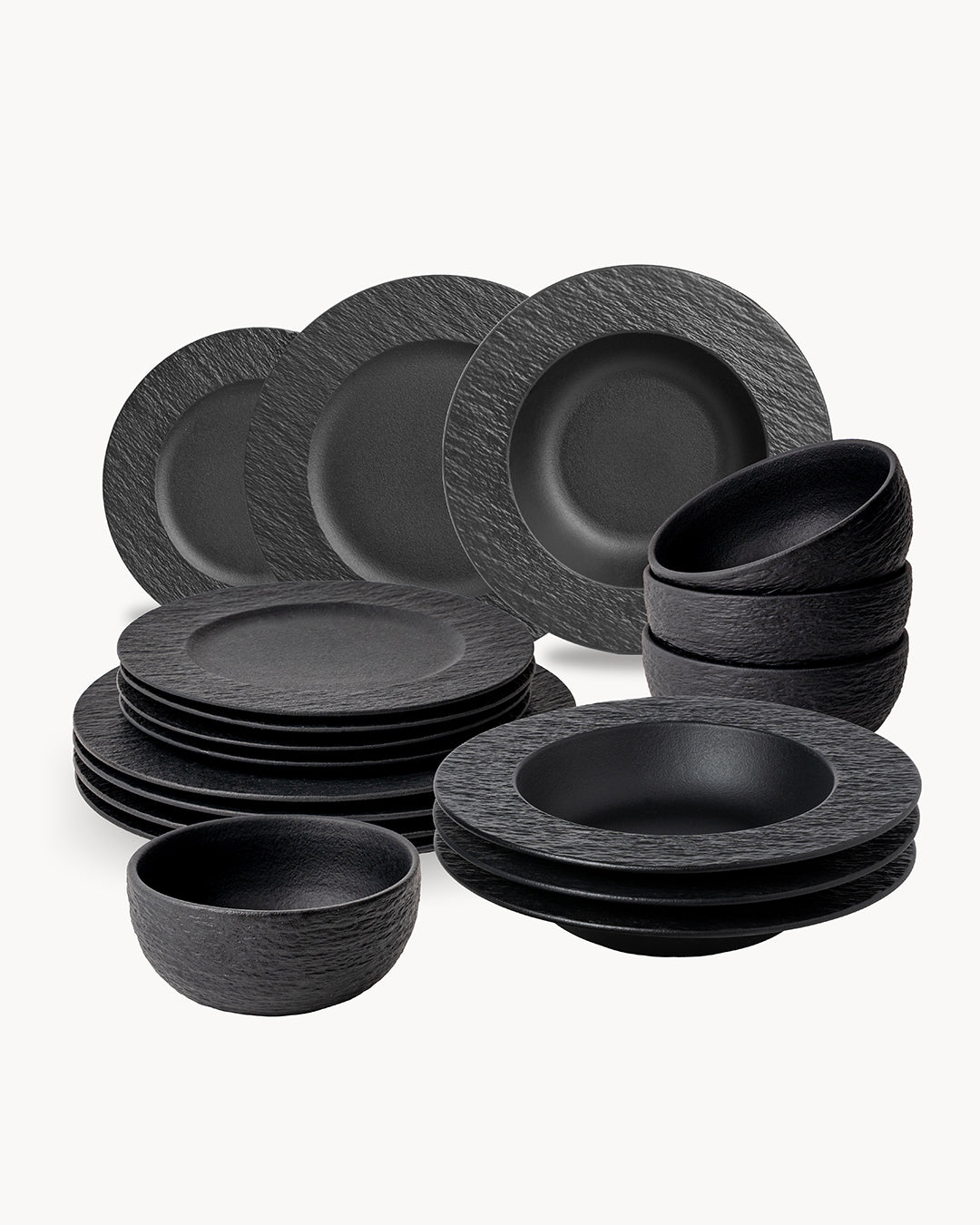 Vajilla Oasis 16 piezas para 4 personas con platos hondos
