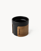 Tazas de espresso (set de 4) con banda de madera 100 ml