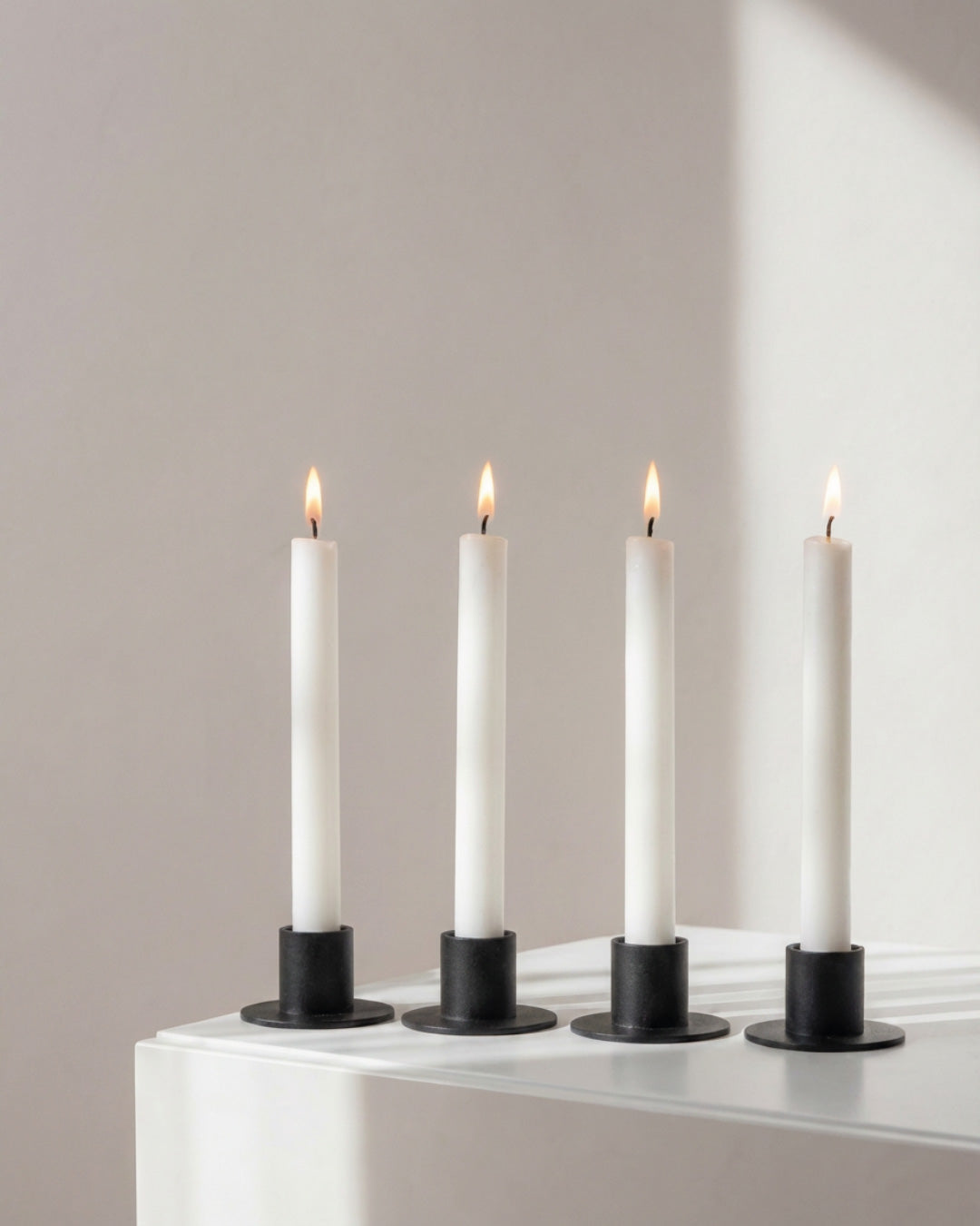 Candeleros de metal (set de 4) Ø 2,2 cm
