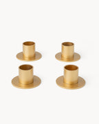 Candeleros de metal (set de 4) Ø 2,2 cm
