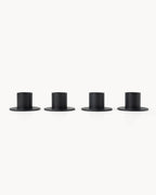 Candeleros de metal (set de 4) Ø 2,2 cm