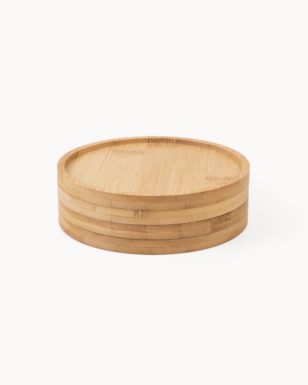 Posavasos de bambú (set de 4) 13 cm