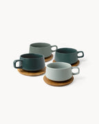 Tazas de capuchino Luxe (set de 4) 320 ml