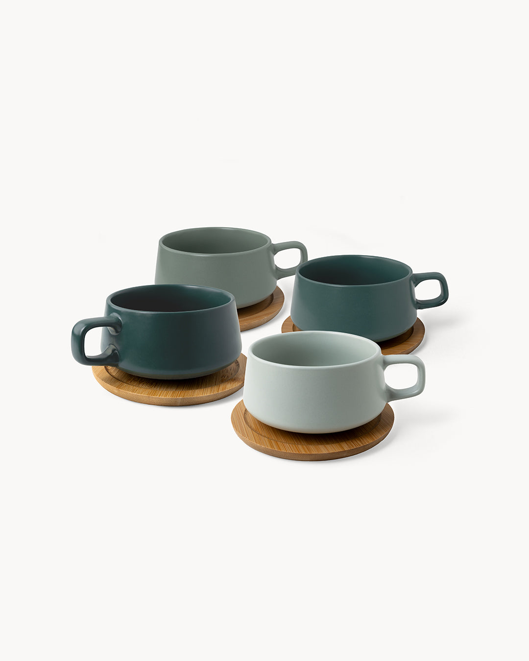 Tazas de capuchino Luxe (set de 4) 320 ml