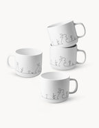 Tazas de café Prim (set de 4) 450 ml