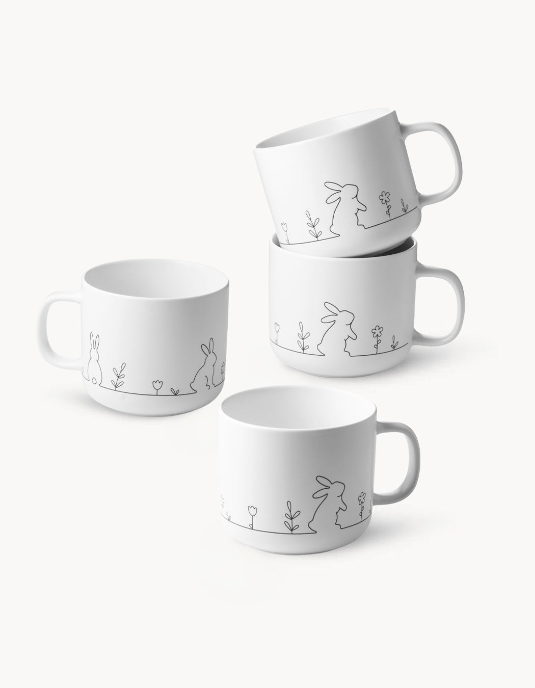 Tazas de café Prim (set de 4) 450 ml