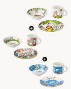 Set de vajilla infantil – Tres diseños favoritos, pagas dos