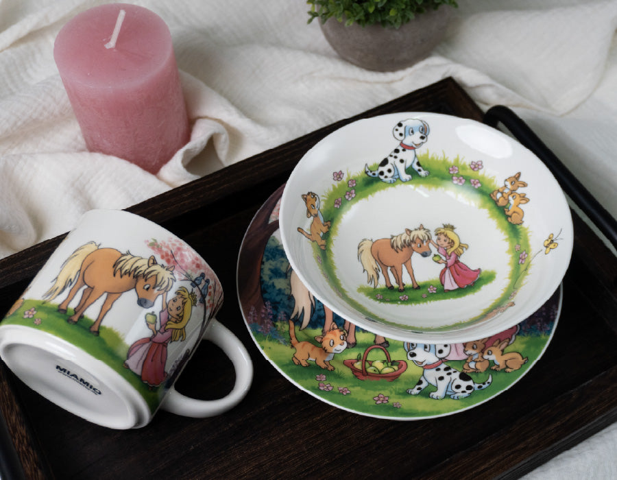 Set de vajilla infantil – Tres diseños favoritos, pagas dos
