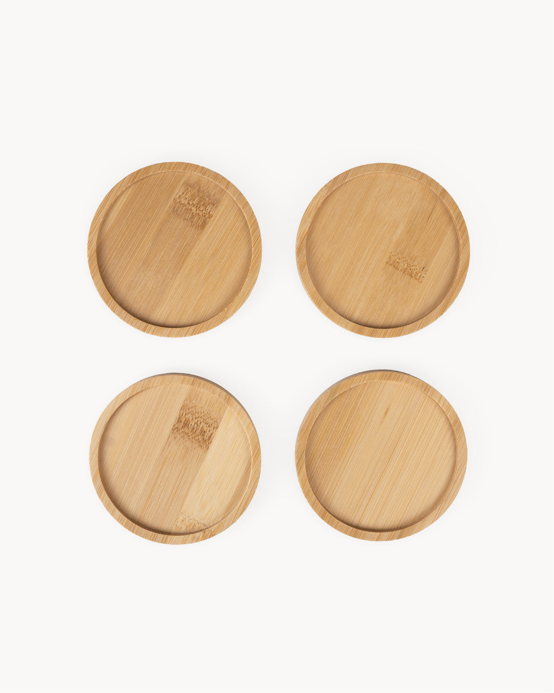 Posavasos de bambú (set de 4) 9,5 cm