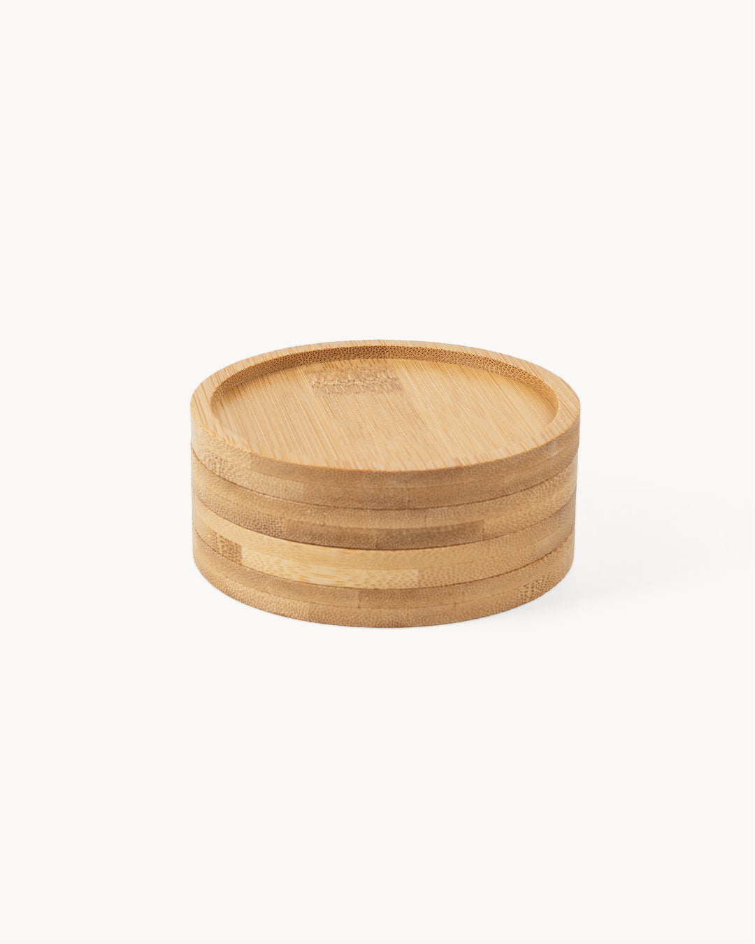 Posavasos de bambú (set de 4) 9,5 cm