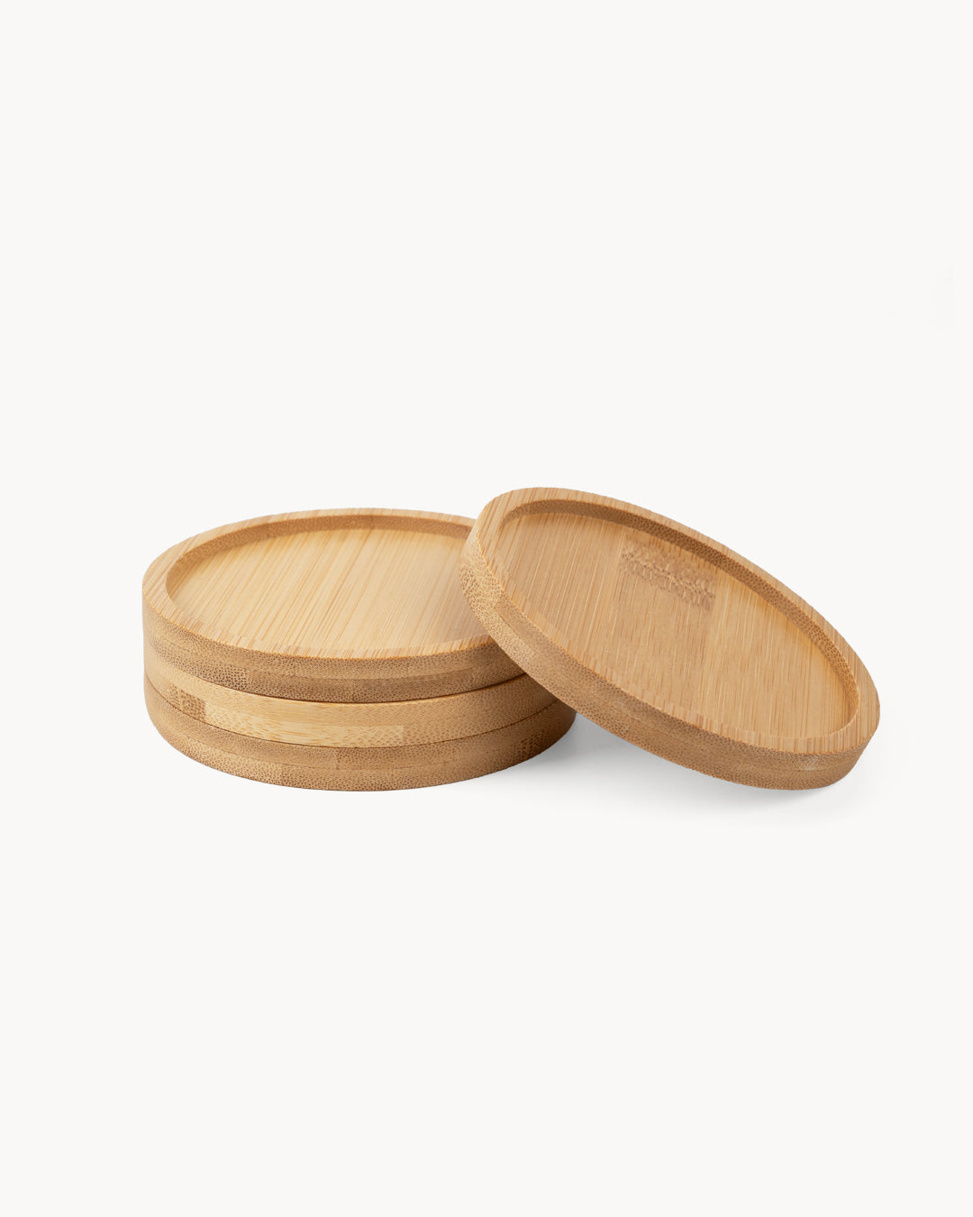 Posavasos de bambú (set de 4) 9,5 cm