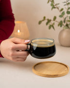 Tazas de café de vidrio Olea (set de 4) 280 ml