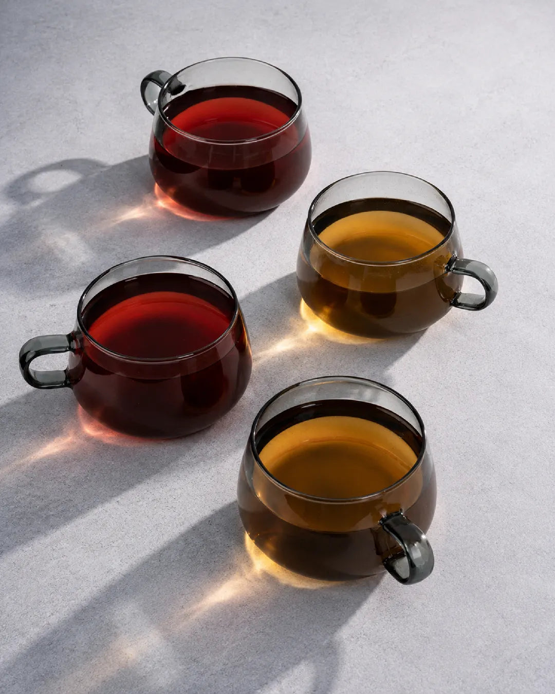 Tazas de café de vidrio Olea (set de 4) 280 ml
