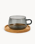 Tazas de café de vidrio Olea (set de 4) 280 ml