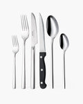 Set de cubiertos plateados de acero inoxidable 18/10
