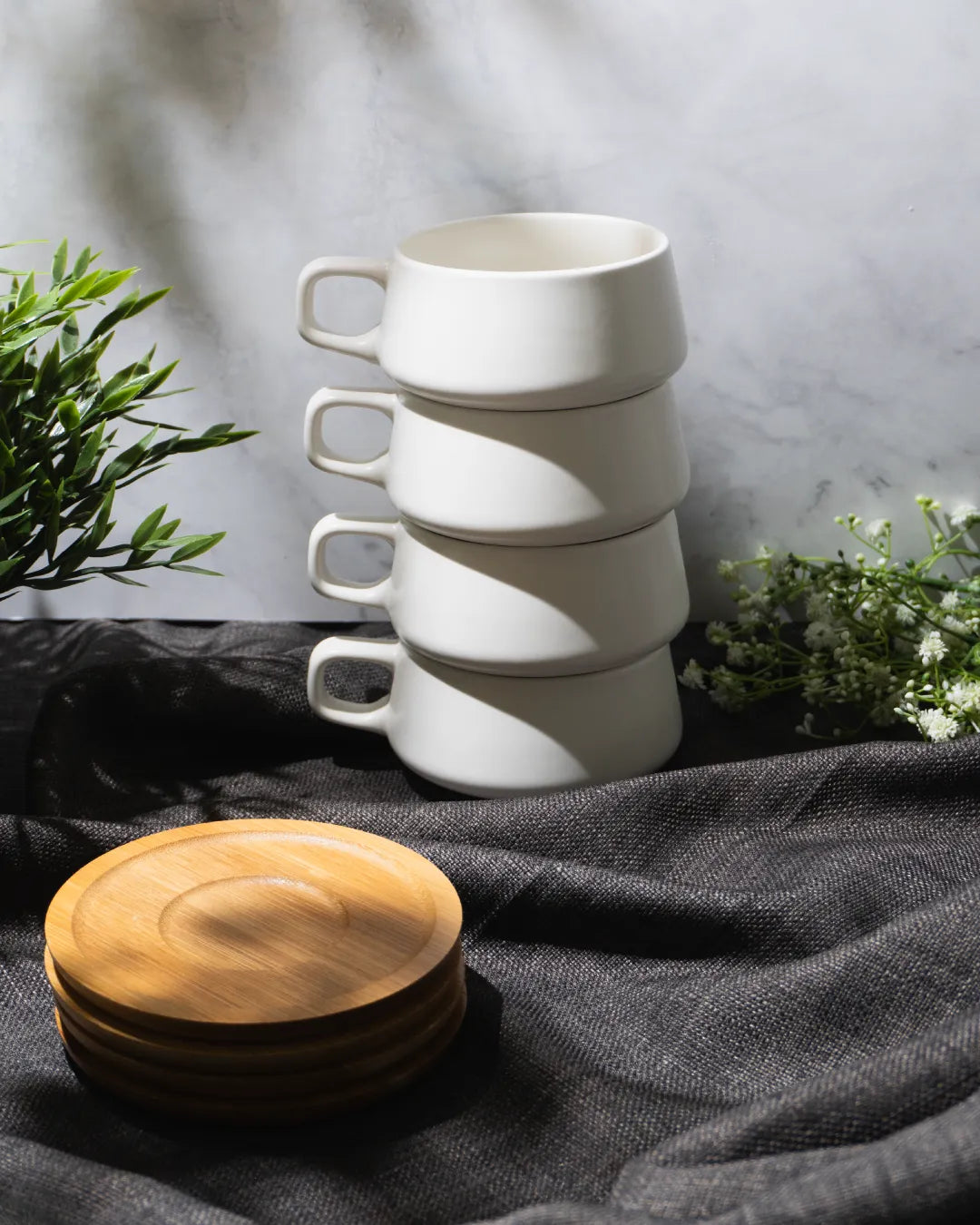 Tazas de capuchino Luxe (set de 4) 320 ml