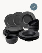 Vajilla Oasis 48 piezas para 12 personas con platos hondos