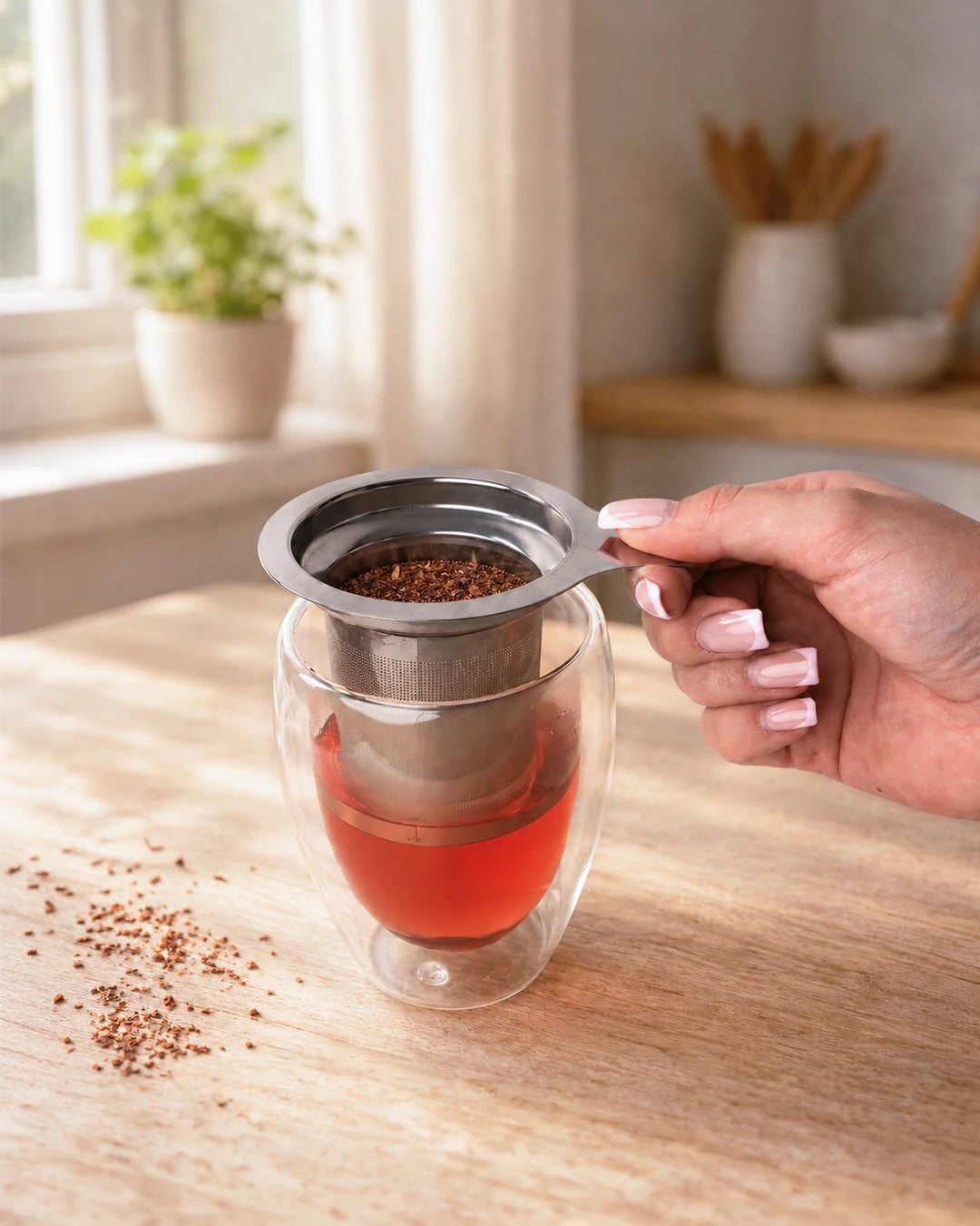Filtro de té de acero inoxidable