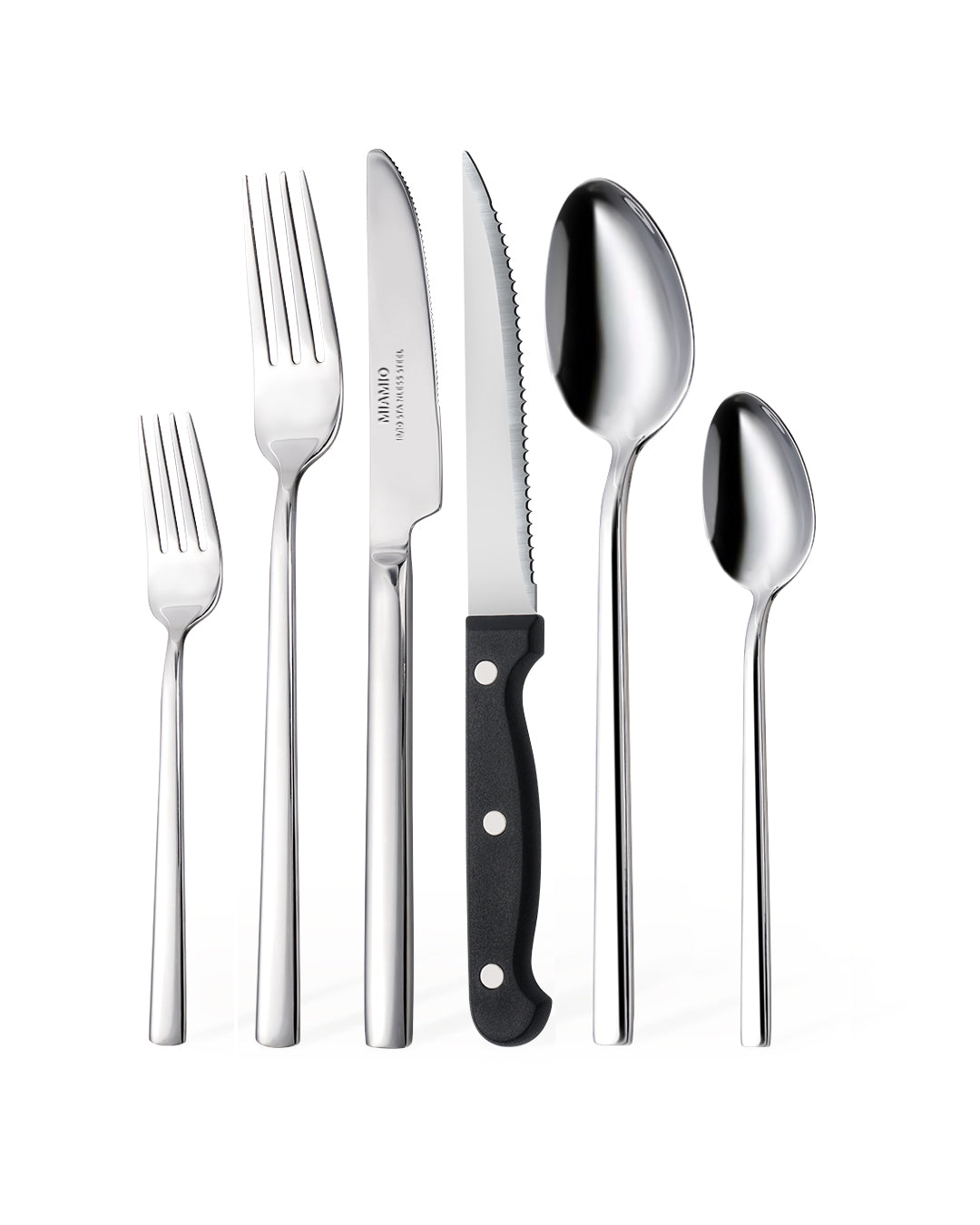 Set de cubiertos de acero inoxidable 18/10