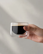 Vasos de cappuccino de doble pared Lagoa, set de 2, 180 ml