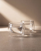 Vasos de cappuccino de doble pared Lagoa, set de 2, 180 ml