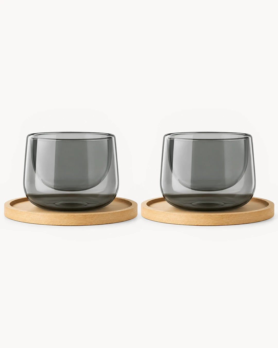 Vasos de cappuccino de doble pared Lagoa, set de 2, 180 ml