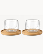 Vasos de cappuccino de doble pared Lagoa, set de 2, 180 ml