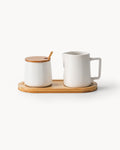 Set completo para servir – Tetera con tazas y set de leche y azúcar